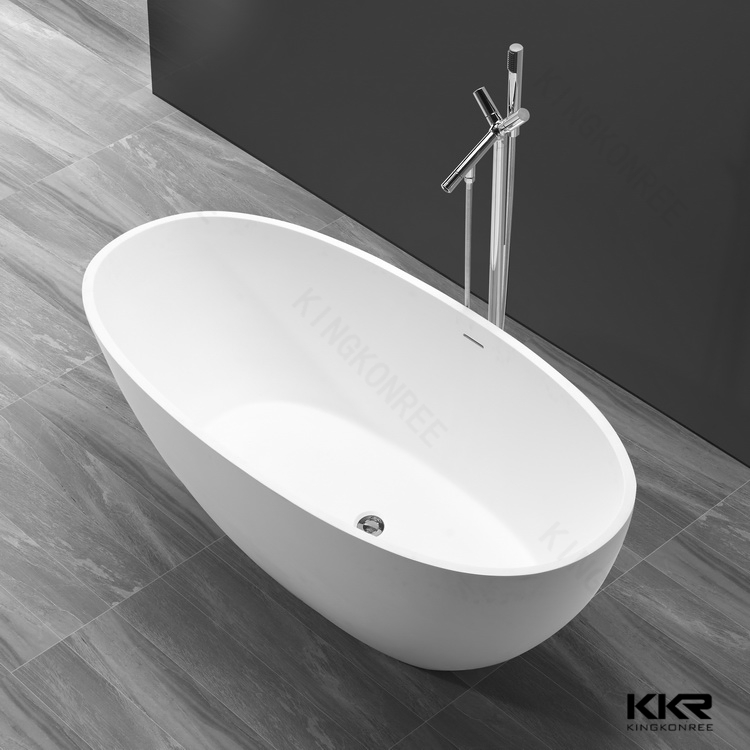 Bathroom Furniture 59 Inches Square Stone Bathtub