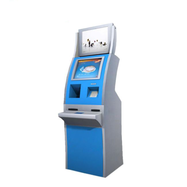 China Manufacturer Dual Screen Kiosk with Payment Function and Good Price