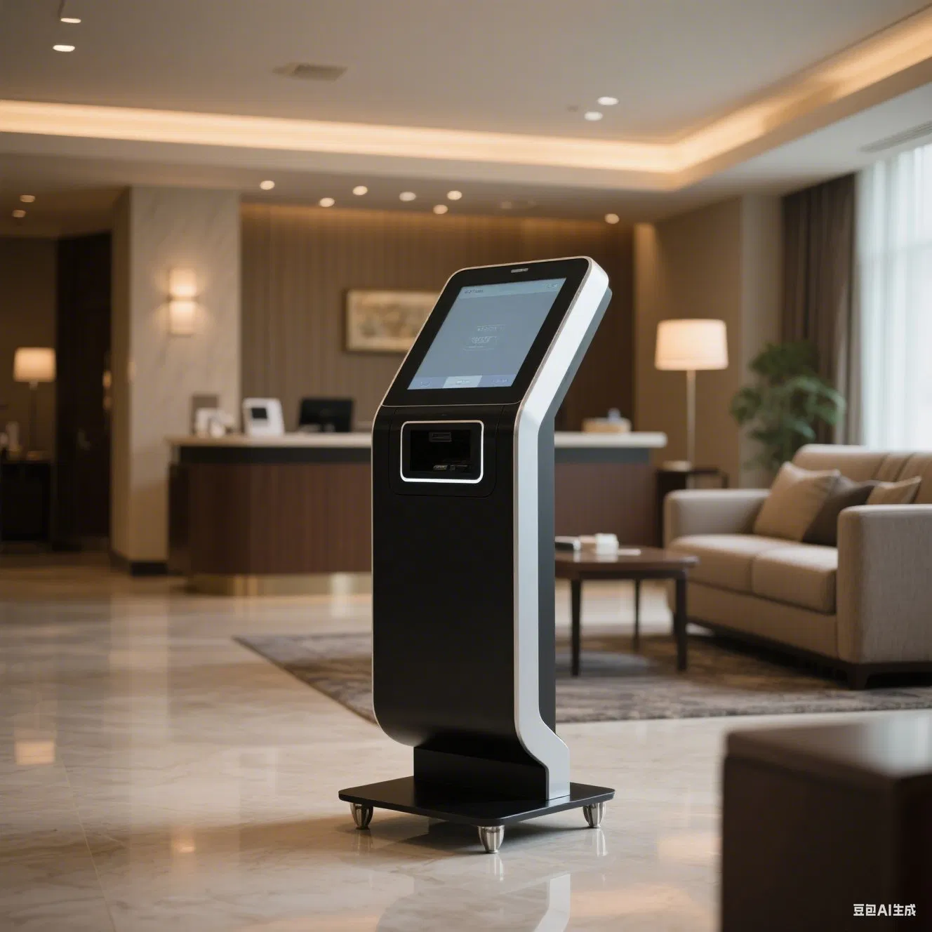 21.5 Inch Floor-Standing Self-Ordering Touchscreen Indoor Advertising Sdk Payment Kiosk for Fast Food Restaurants