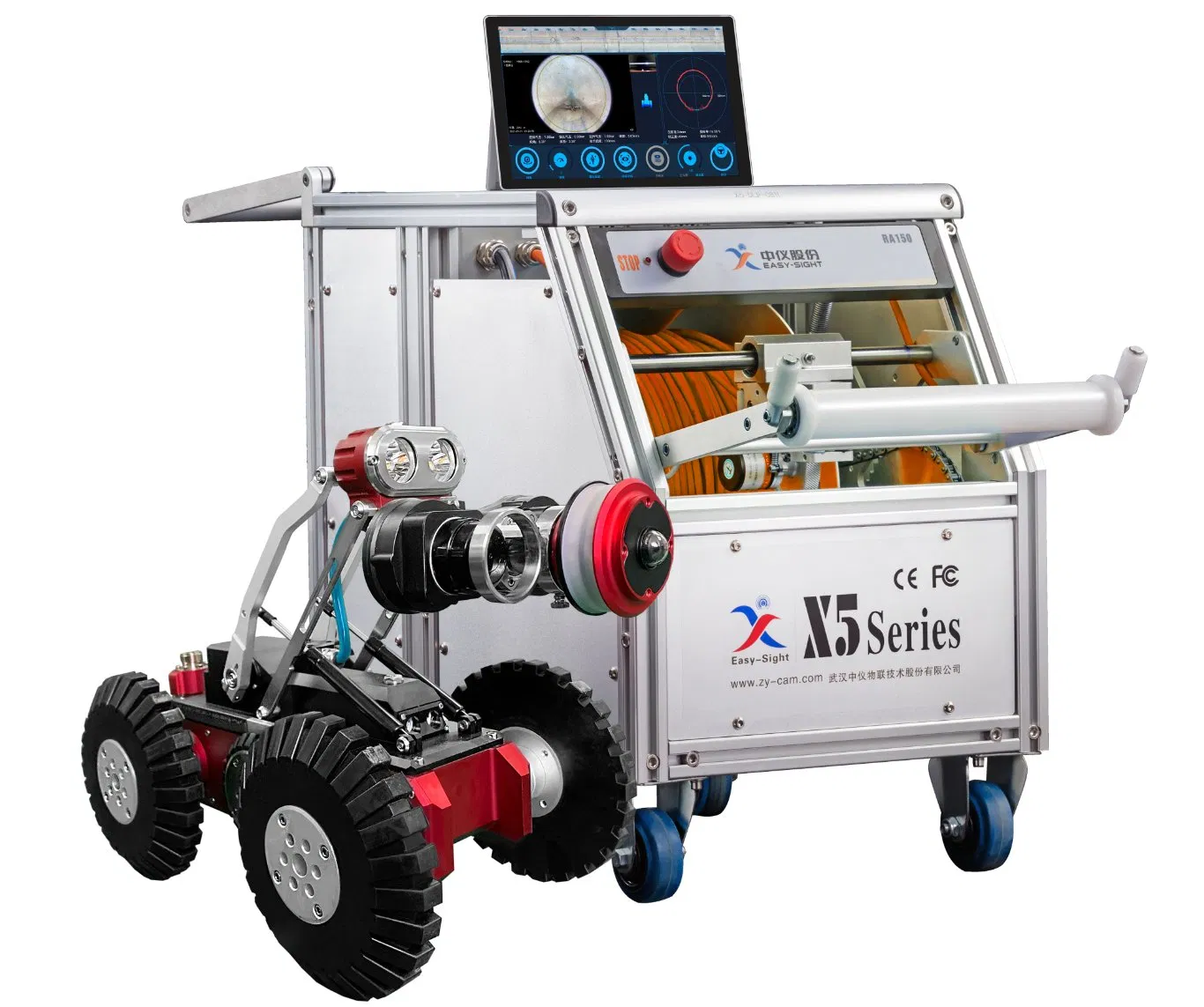 Портативная камера для инспекции канализационных труб X5-HT