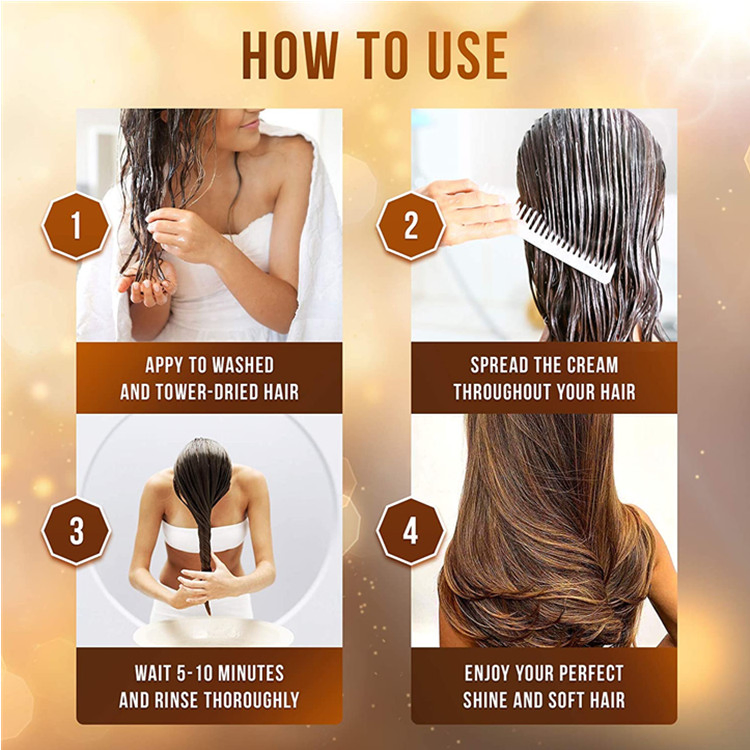 Premium Keratin Hair Mask Professional Treatment Hair Repair Nourishing Mask