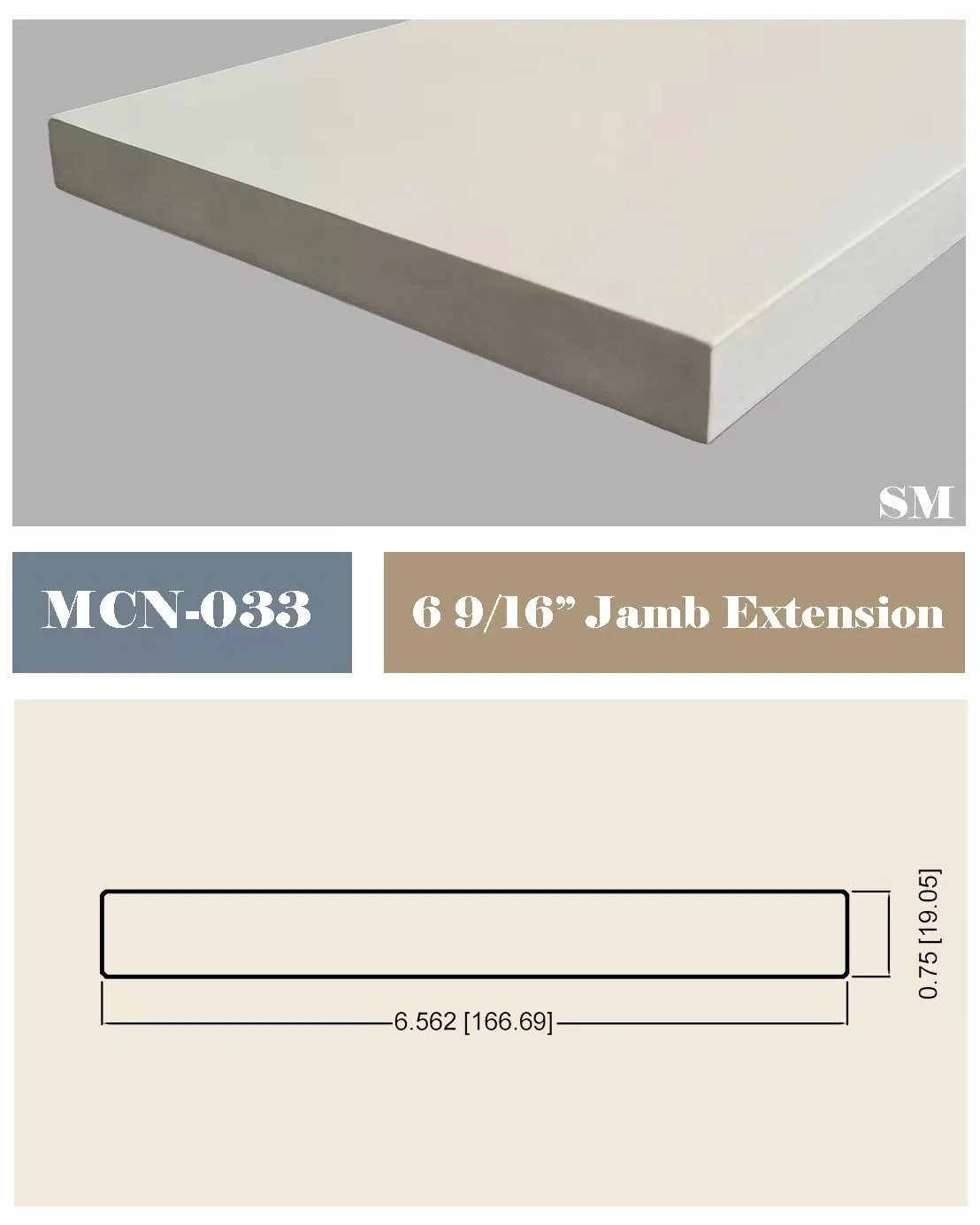 PVC Door Frames for Fiberglass Entry Door