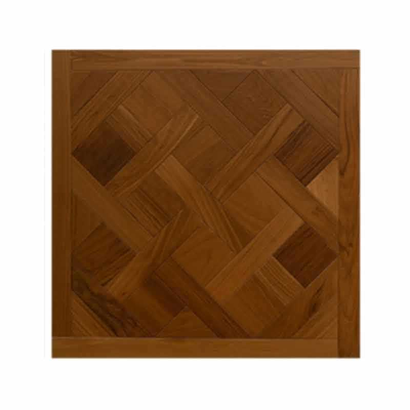Indoor Parquet Template Floor Tiles Waterproof Stain Resistant Solid Wood Flooring