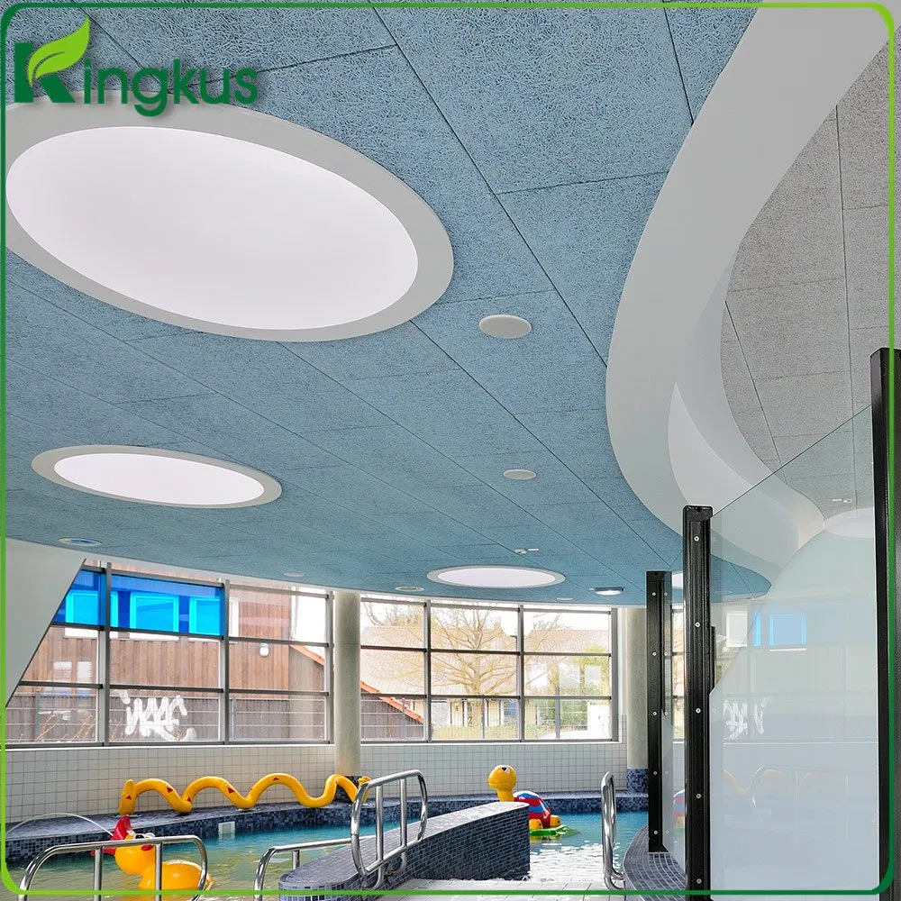 25mm Hexagon Wood Wool Acoustic Panel Wood Cement Board