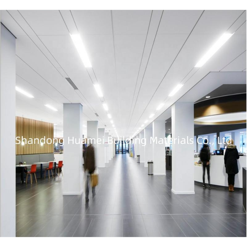 High Density Sound Absorption Fiberglass Ceiling Panels Interio Decorative Acoustic Ceiling