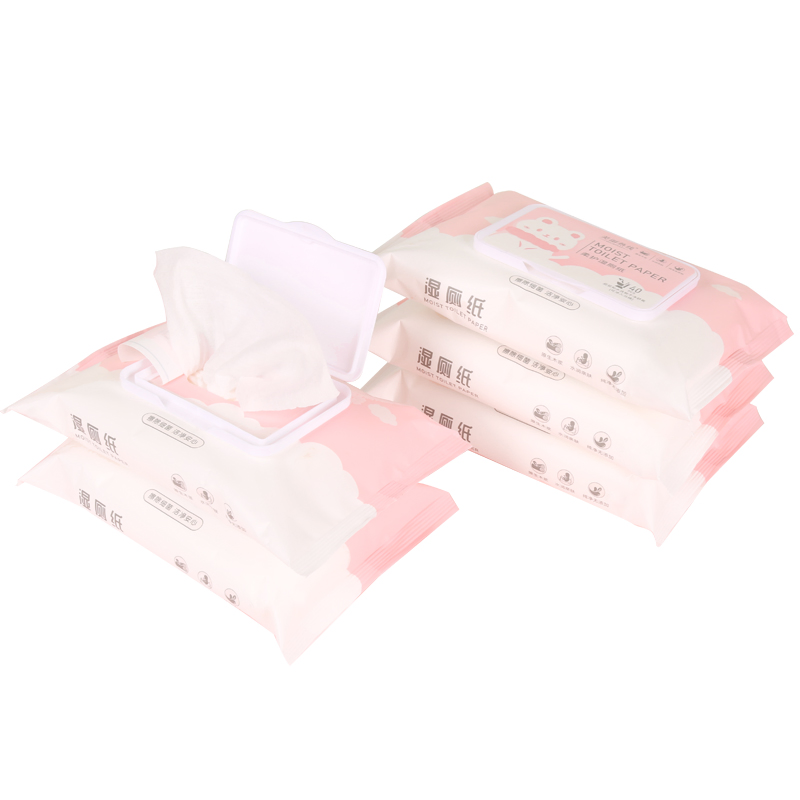 Flushable Toilet Wipes with Custom Logo and Tailored Packaging Solutions