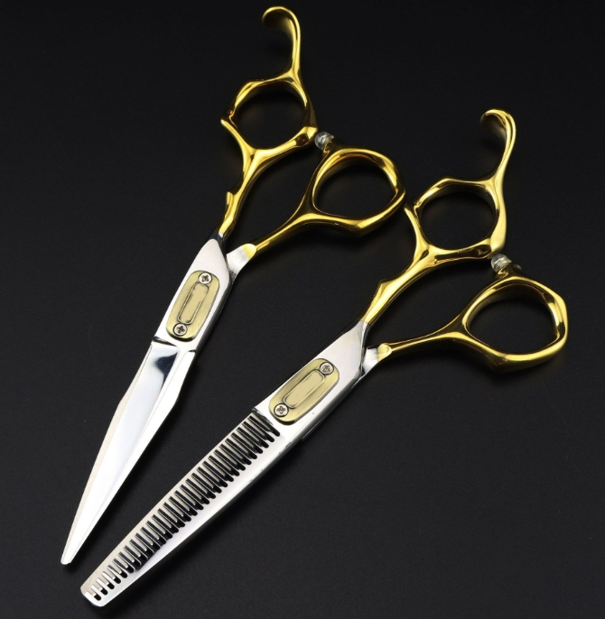 Japanese 440c Steel Hair Cutting Scissors Hairdressing Scissors Professional Barber Shears Salon Hair Scissors