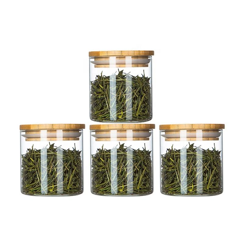 Kitchen High Borosilicate Glass Storage Jars Spice Bottle