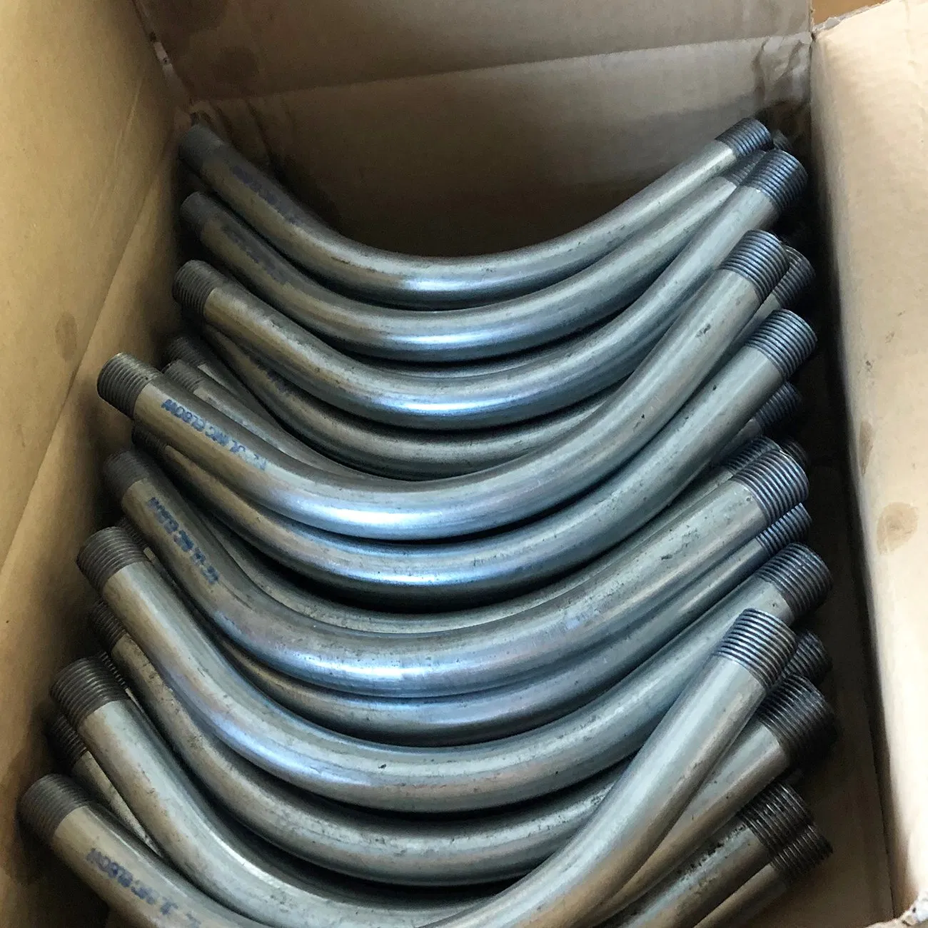 Galvanized Steel Rmc Rigid Threaded Elbow Conduit IMC Hardware Radius 90 Degree Elbow