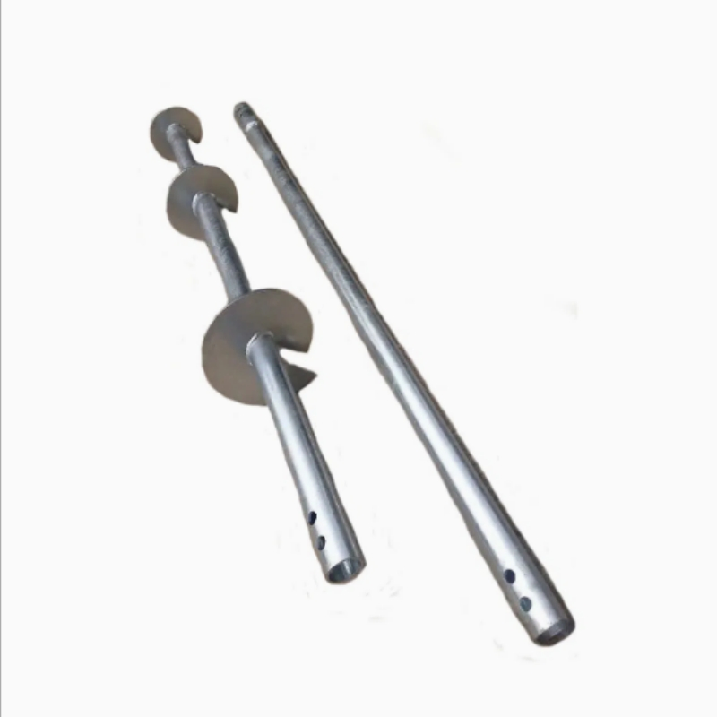 Винтовая свая из стали с горячим цинкованием