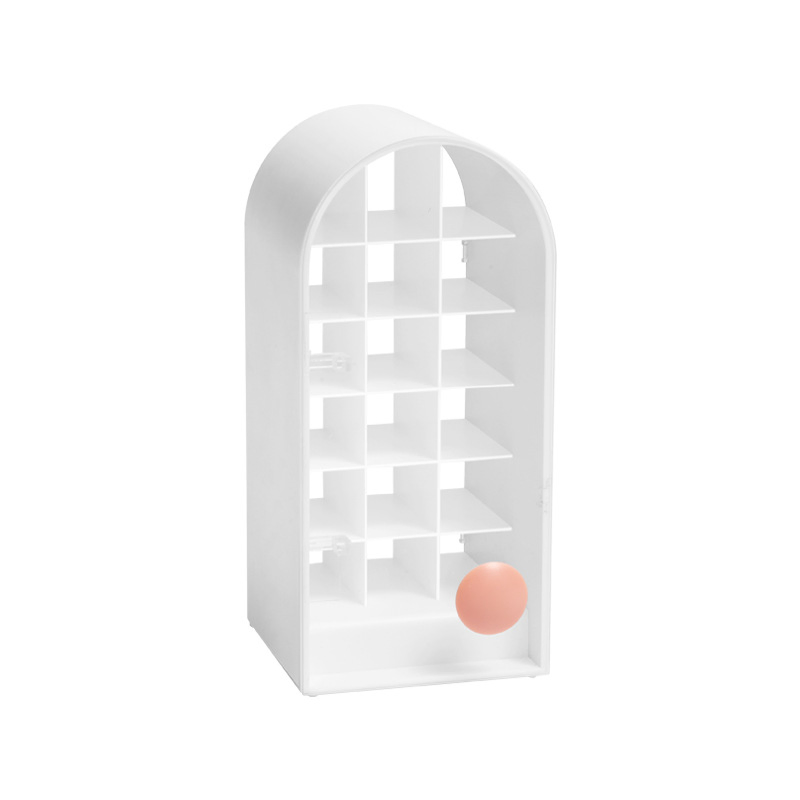 Lipstick Storage Box Small Dust-Proof Cover Multi-Grid Dresser Lip Gloss Rack Wbb15948