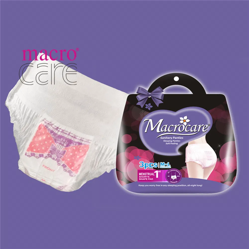 Macrocare Disposable Incontinence Adult Diaper Menstrual Pants Women Diapers