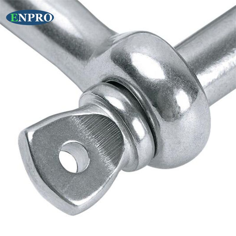 High Quality Rigging Hardware Stainless Steel European Style Dee Shackle