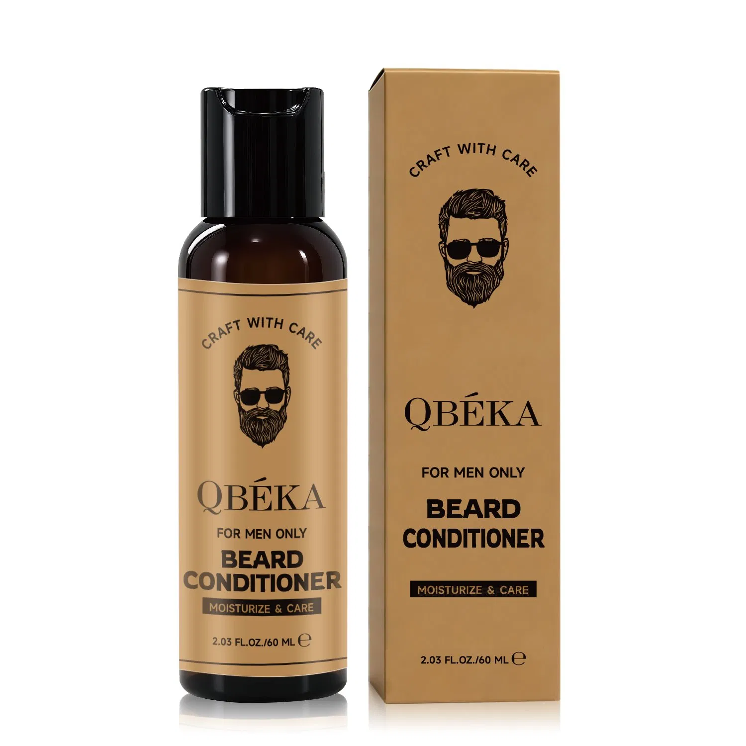 Men's Beard Conditioner Organic Softening Nourishing, Tangle-Free for Dry Beard