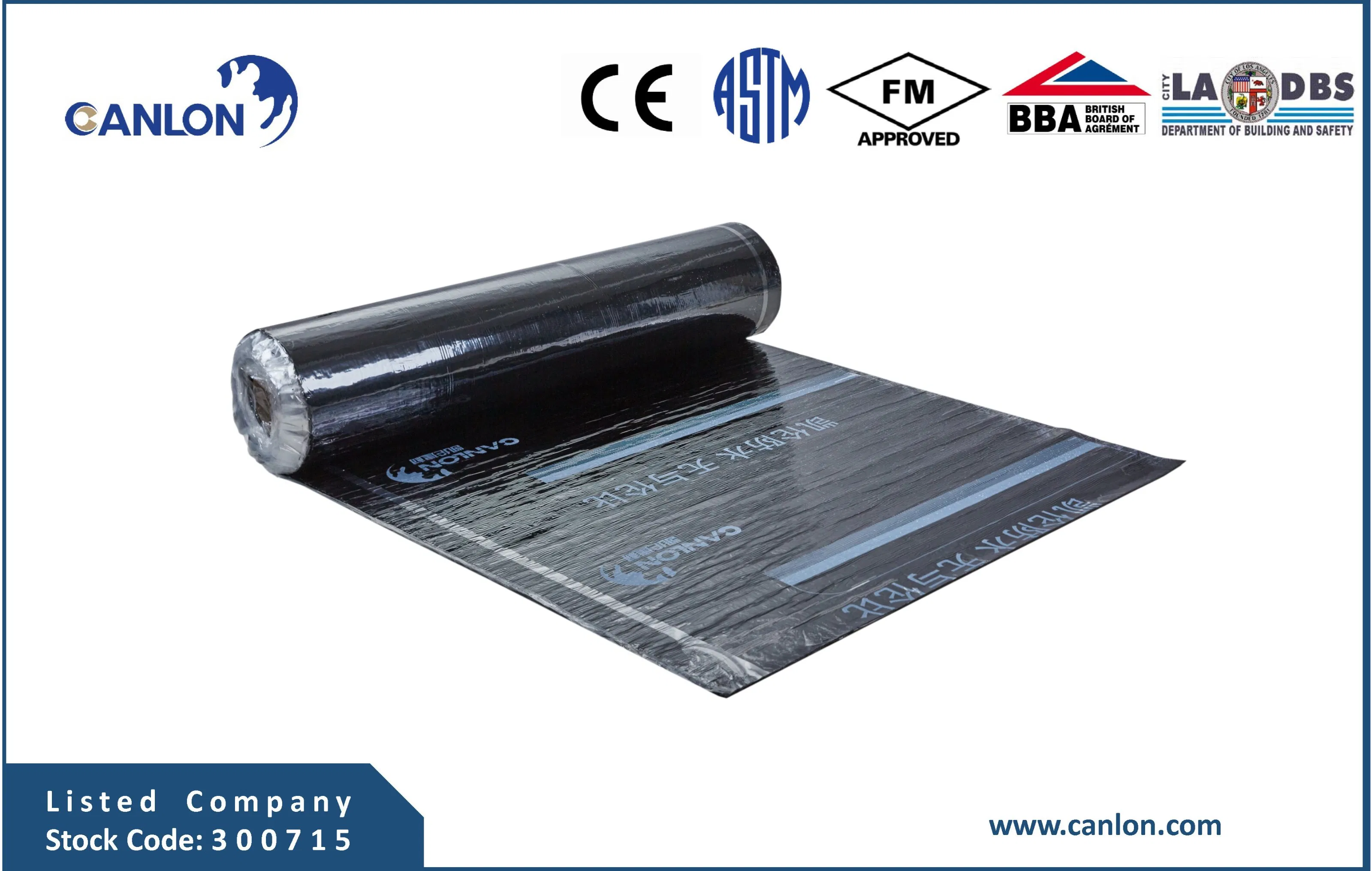 Migration-Blocking Asphalt Based Waterproofing Membrane-Cross Laminated
