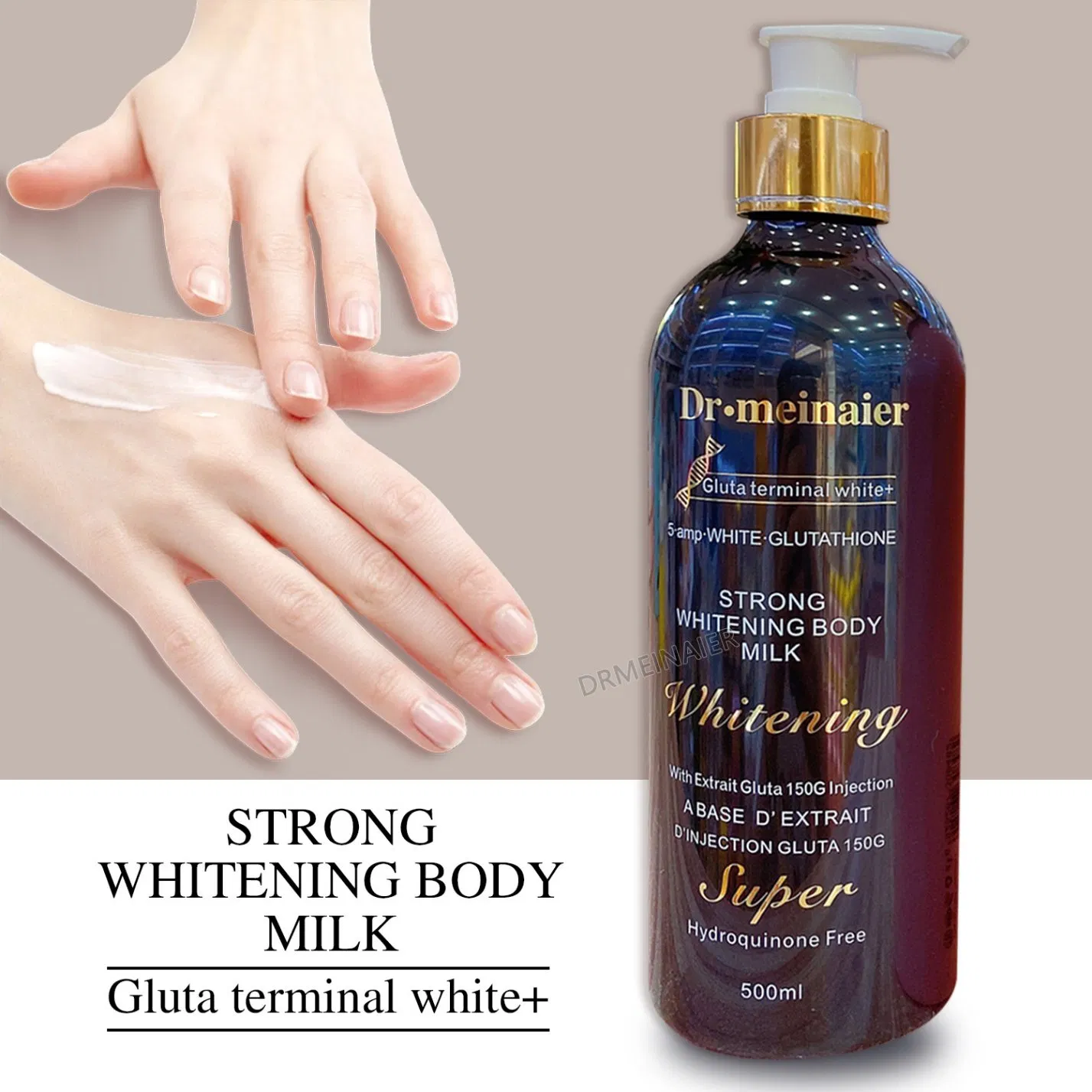 24K Glutathione Body Lotion Moisturizing Brightening and Firming Moisturizing Lotion 500ml