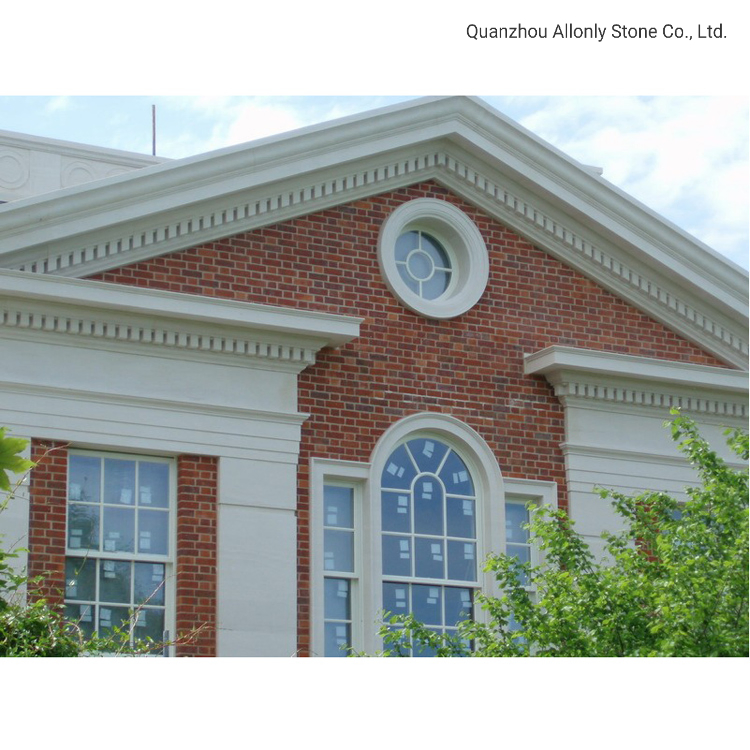 Building Material Natural White Moca Cream Limestone Wall Cladding