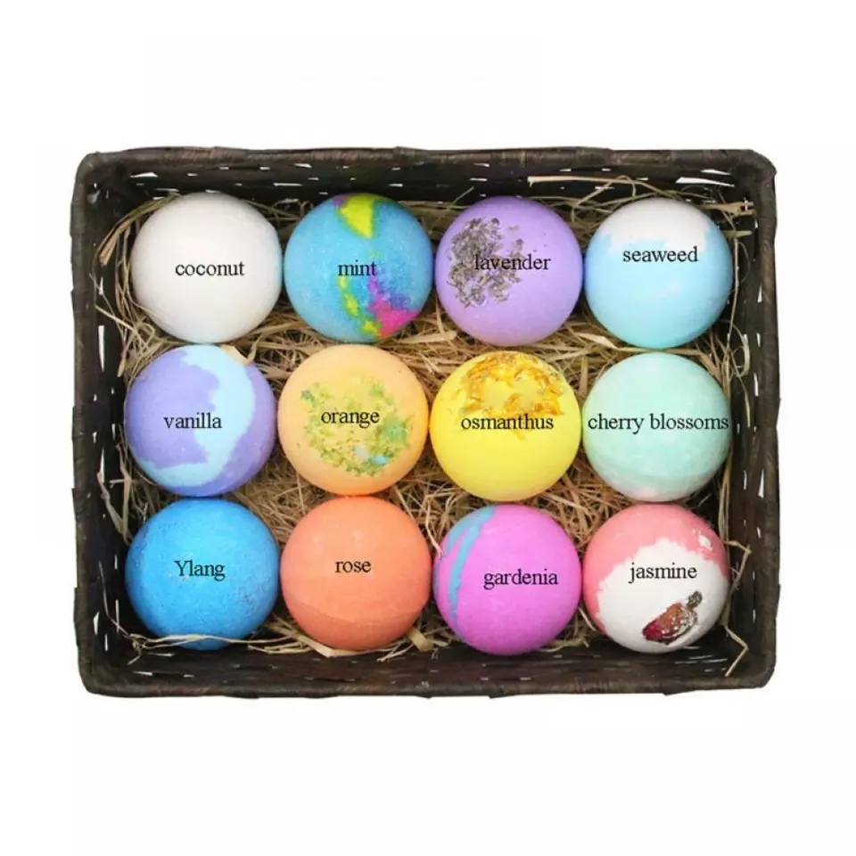 Relaxing SPA Experience Handmade Colorful Bath Bombs Set