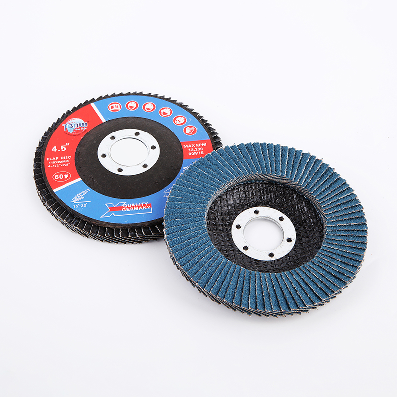 Лепестковый круг 4.5" циркониевый синий для шлифовки металла