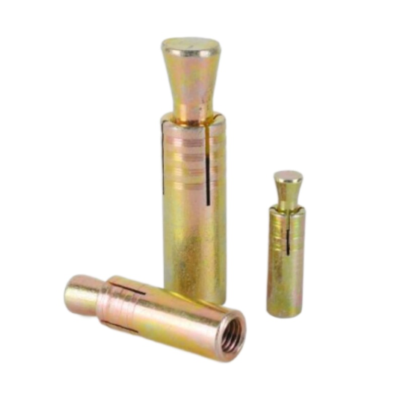 Yellow Zinc Plated Heavy Duty Fixxing Bolt Stainless Steel Strong External Expansion Bolt Cut Anchor