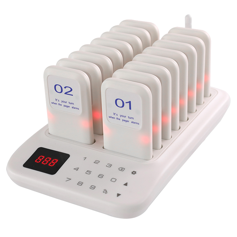 Touch Panel Wireless Calling System Strong Signal for Church Clinic Food Truck