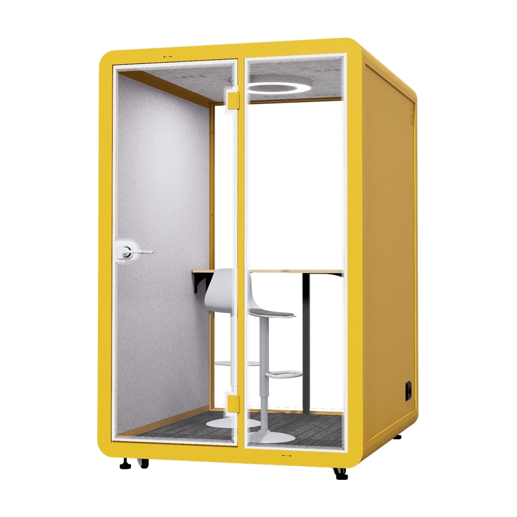 Soundproof Interview Room with Tables and Chairs for Hr Discussion