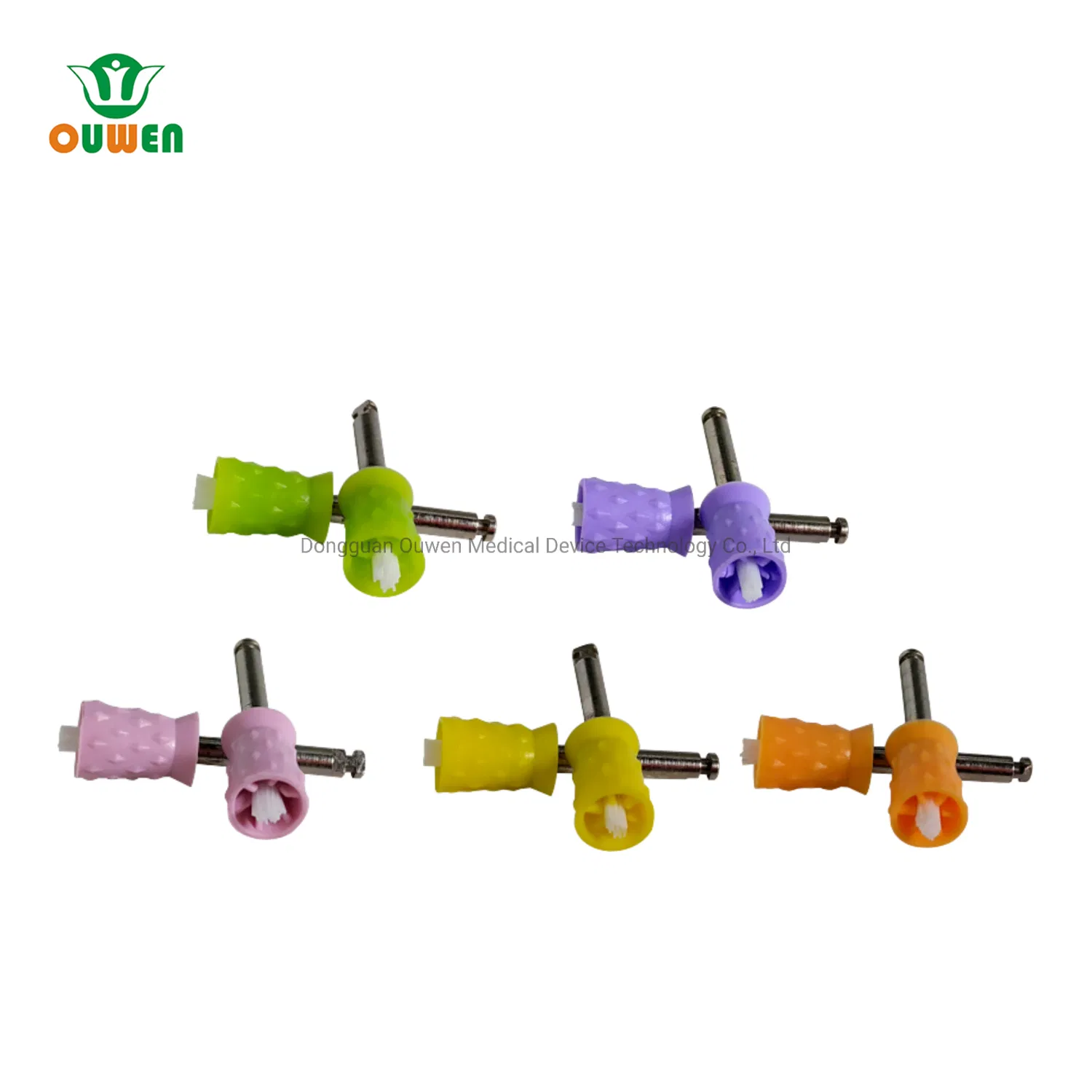 100PCS Dental Latch Rubber Prophy Cup for Dental Clinic Dual-Use Polishing Cup