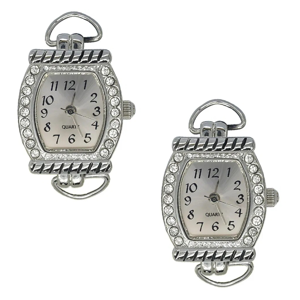 Vintage Silver Quality Watch Head DIY Watch Faces for Jewelry Making