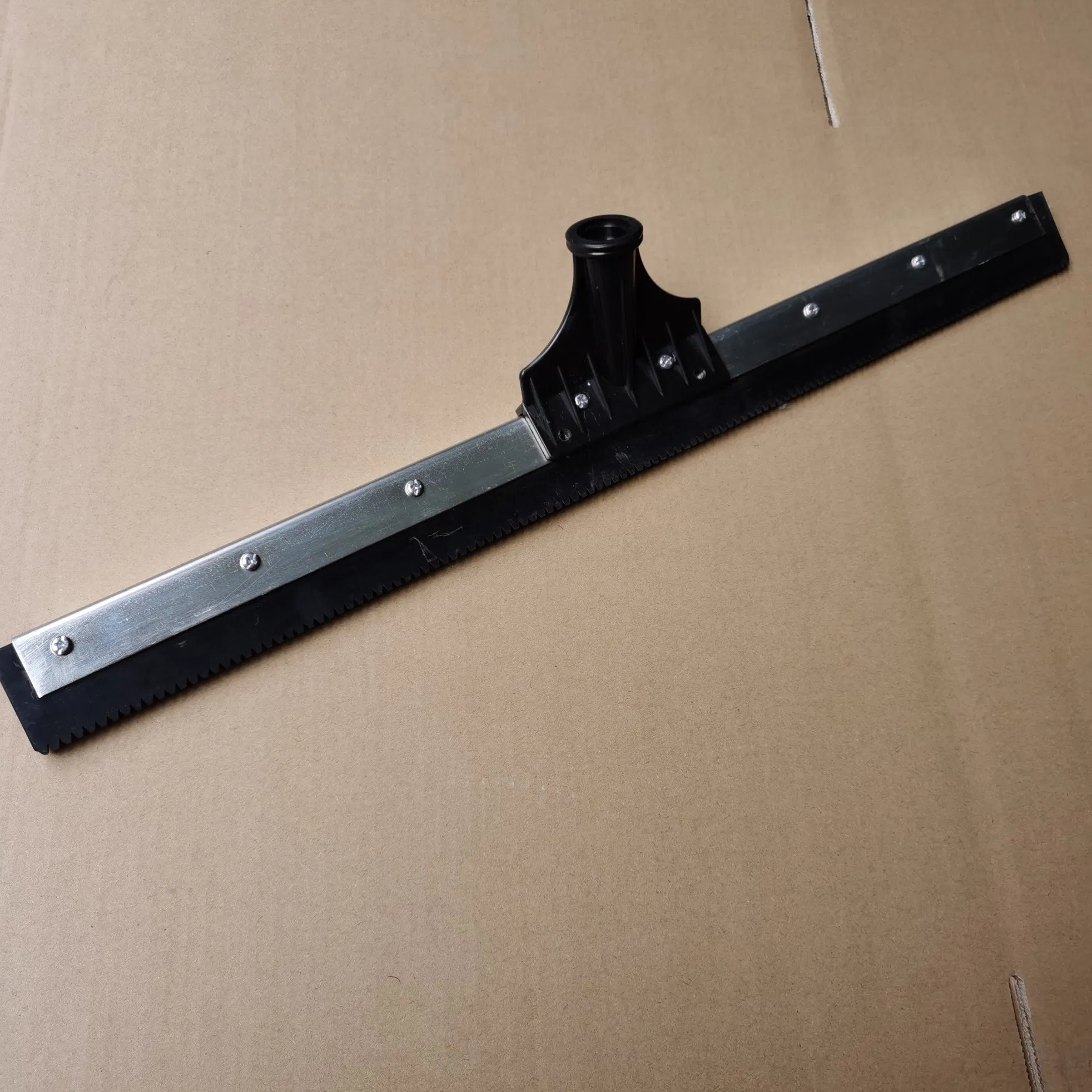 Serrated, Straight, Rubber &Notched Floor Squeegees with Threaded Handle Adaptor