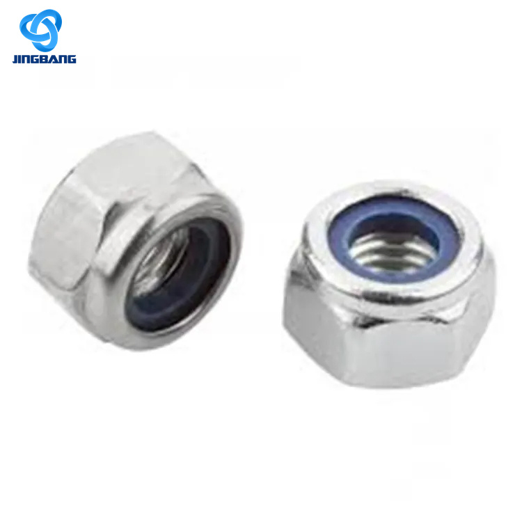 Nylock 982 M10 Flat Hex 4mm Built Titanium Project U Precision Lock Hot DIP M10*1mm Locking Wing Nuts Nylon Hexagon Nut Nut