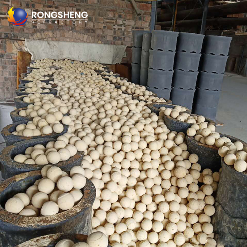 China High Alumina Ball Supplier High Quality Refractory Ceramic Grinding Ball Price