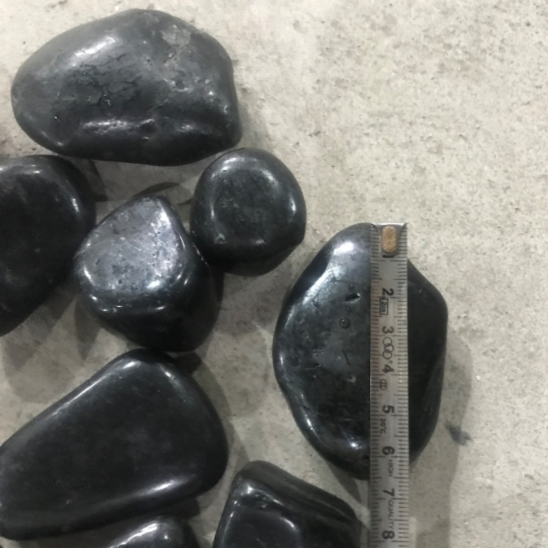 Natural Stone Black Pebble Stone