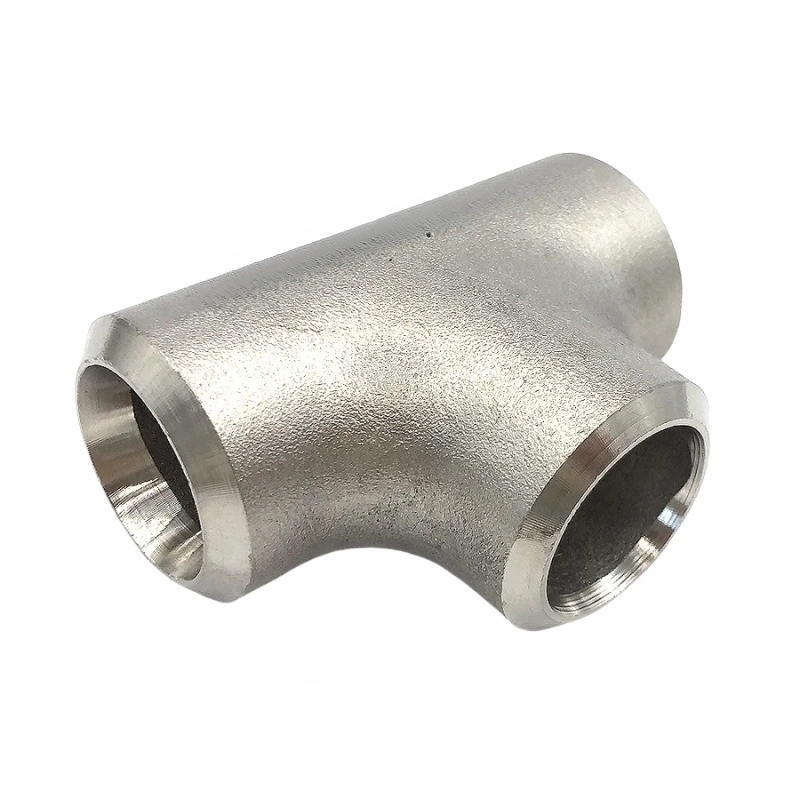 Custom Galvanized 4 Inch Butt Weld Black Carbon/ Stainless Steel Sch40 Sch80 Forged Equal/Reducing /Thread/Cross Tee Seamless Pipe Fitting