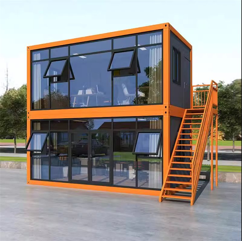 Custom Durable 20FT Portable Prefabricated Flat Pack Container House for Shop Office Living