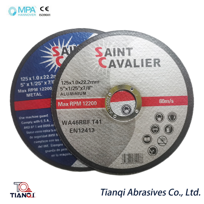 Efficient Boron Carbide 125X1.0X22.2mm Cutting Disc for Metal Cutting