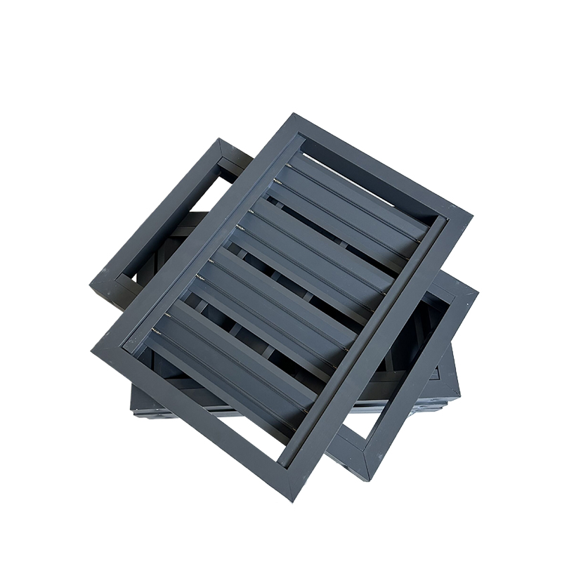 OEM Factory Aluminum Louver for HVAC System Ventilation and Sun Control on Commercial Facade Walls