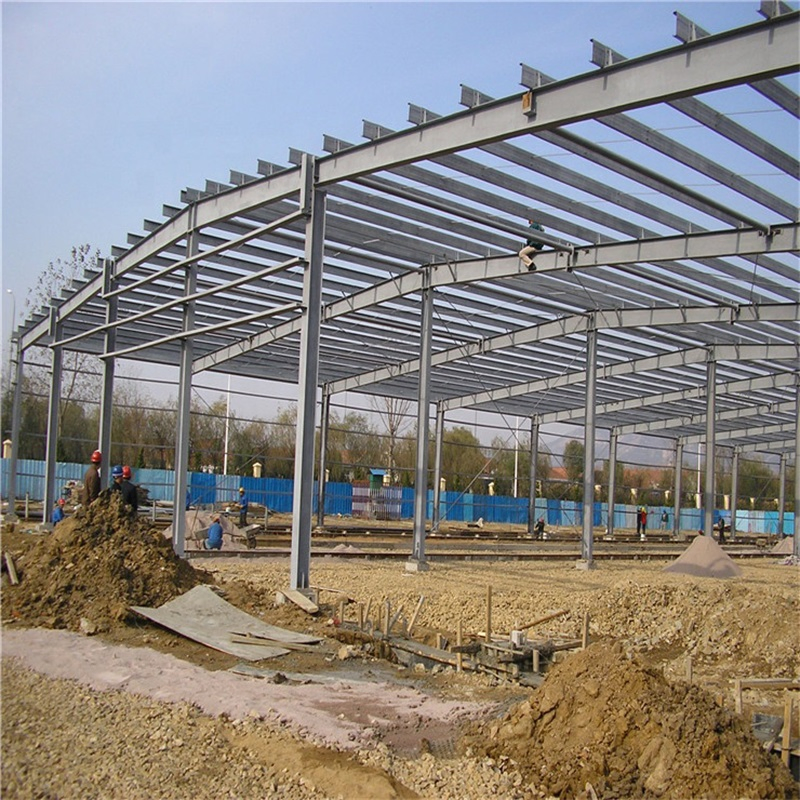 Prefabricated Steel Beam Column Building Materials for House Construction