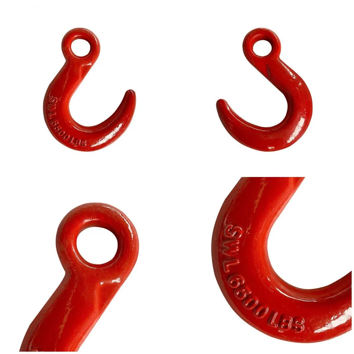 6500lb Lifting Hook with Large Opening Alloy Steel Crane Hoist Hook