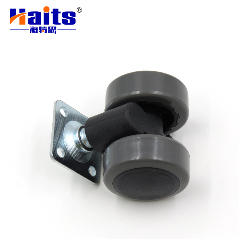 China Furniture Fittings Plate Mount Casters Wheel Manufacturer and Supplier