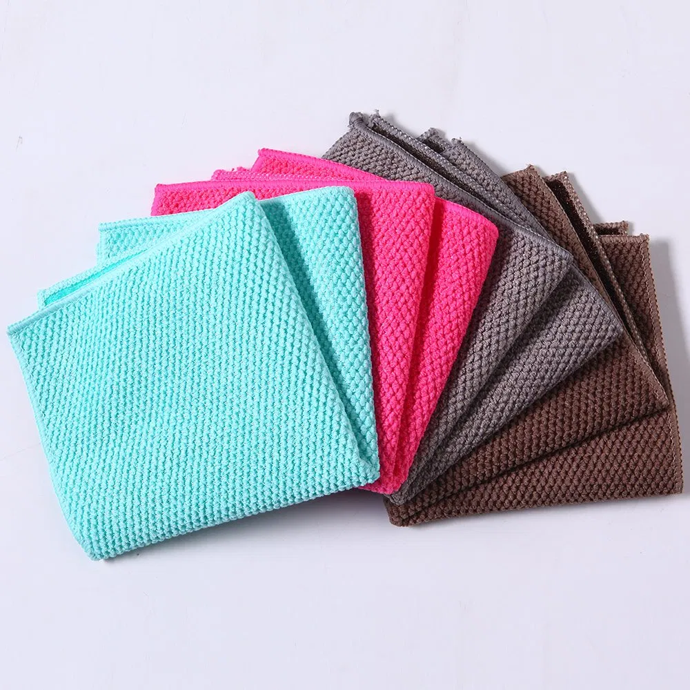 Luxury Kandler Series 30*30cm Microfiber Towel Car Glass Wipin Dusters Kitchen Dishcloth