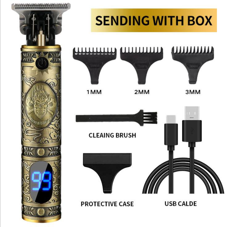 Barber Use Mini High Speed Motor Cordless USB Rechargeable Hair Trimmer