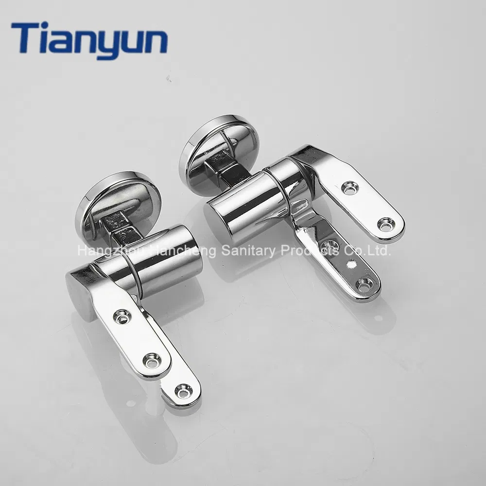 Zinc Alloy Toilet Seat Hinge Flush Toilet Cover Mounting Connector Toilet Lid Hinge