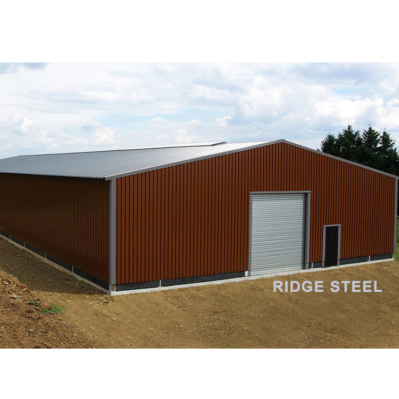 China Prefabricated Steel Structure Commercial Modular Metal Building Shed