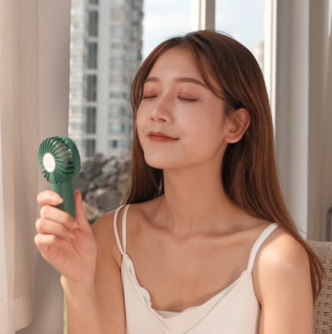 Portable Handheld Cooling Fan USB Rechargeable Mini Fan