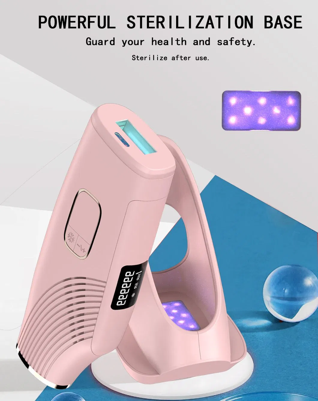 New Technology Painless Skincare Sapphire Freezing Point IPL Hair Removal Device