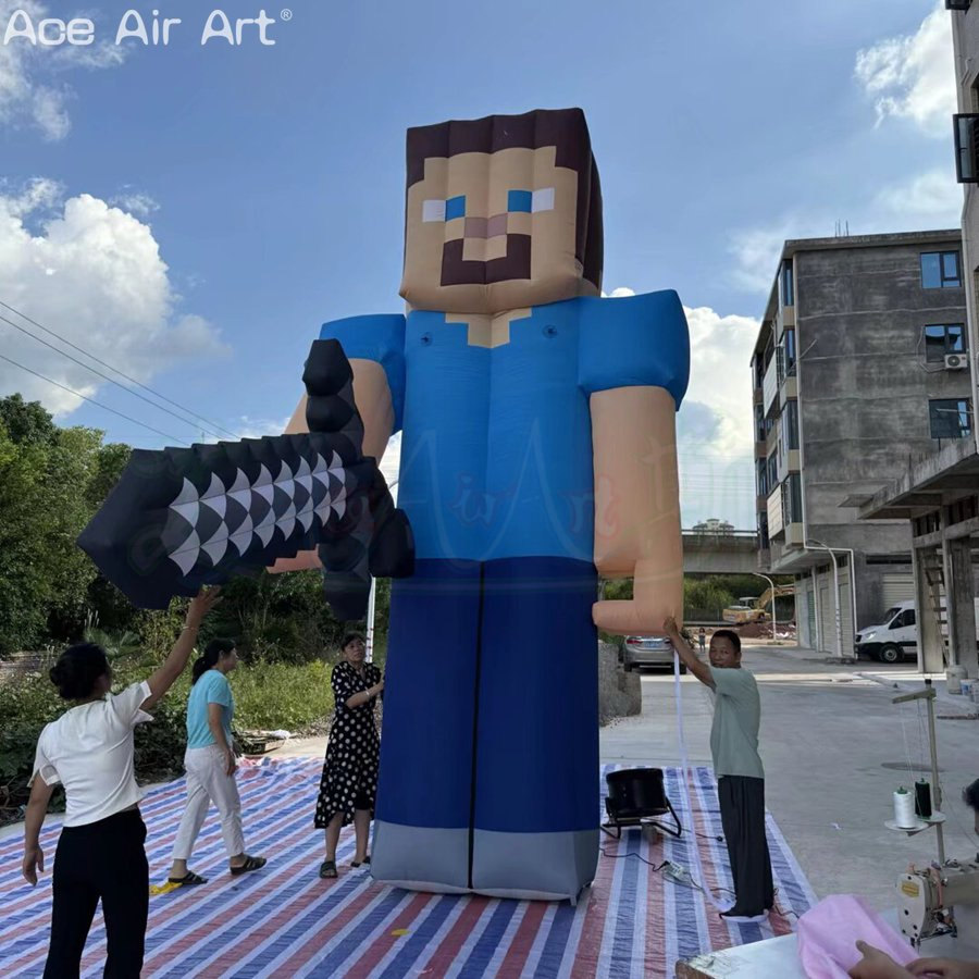 Large Inflatable Game Character Model - Online Games Themed Event Decoration Cartoon Figure Prop Inflatable Humanoid