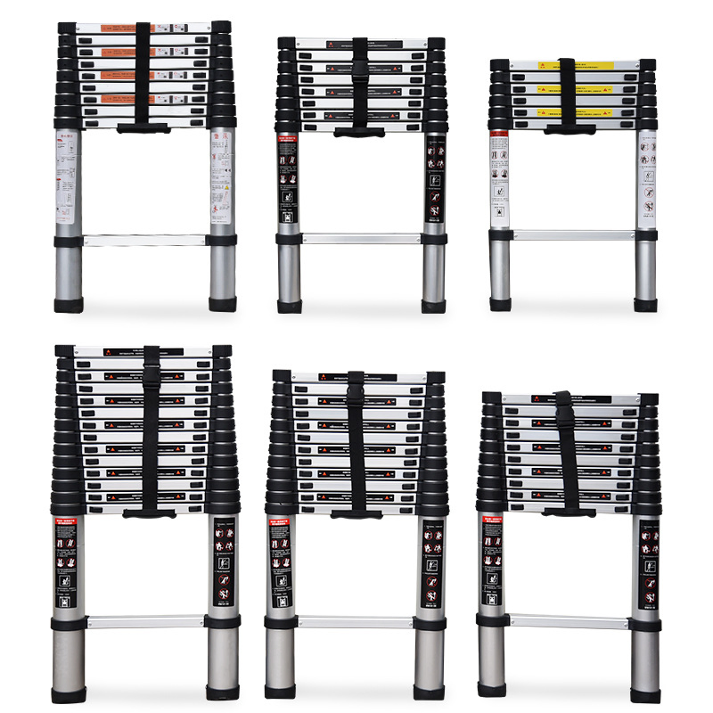 Direct Supplier En131 CE Aluminum Telescopic Foldable Ladder OEM