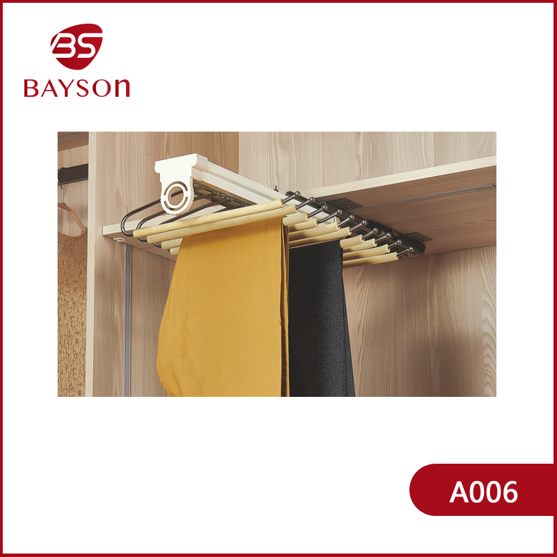 Выдвижной вешалорб для брюк и одежды A006