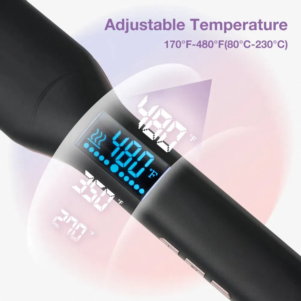 High Quality Customize Titanium Hair Straightener Professional Flat Irons Private Label Fast Heating for Keratin Use Anti-Damage Salon