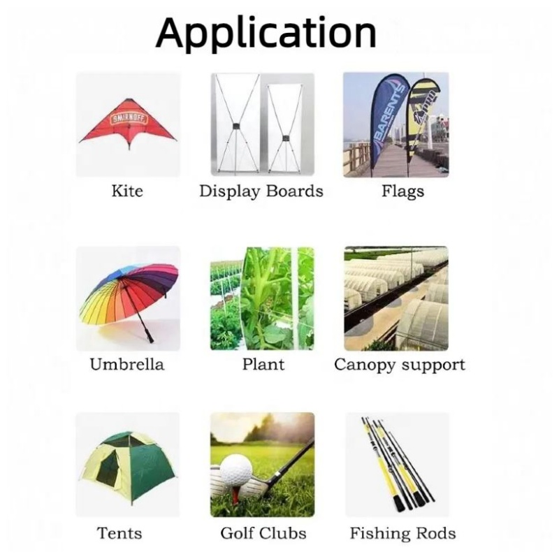 High Quality Durable Round Solid Fiberglass Rods Fiberglass Rods